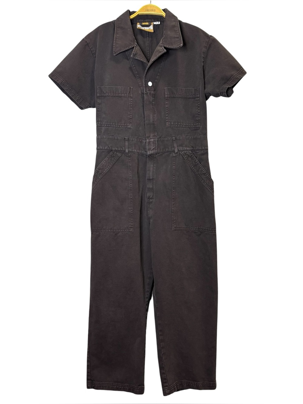 Big Bud Press Espresso Short Sleeve Jumpsuit XL petite, GUC